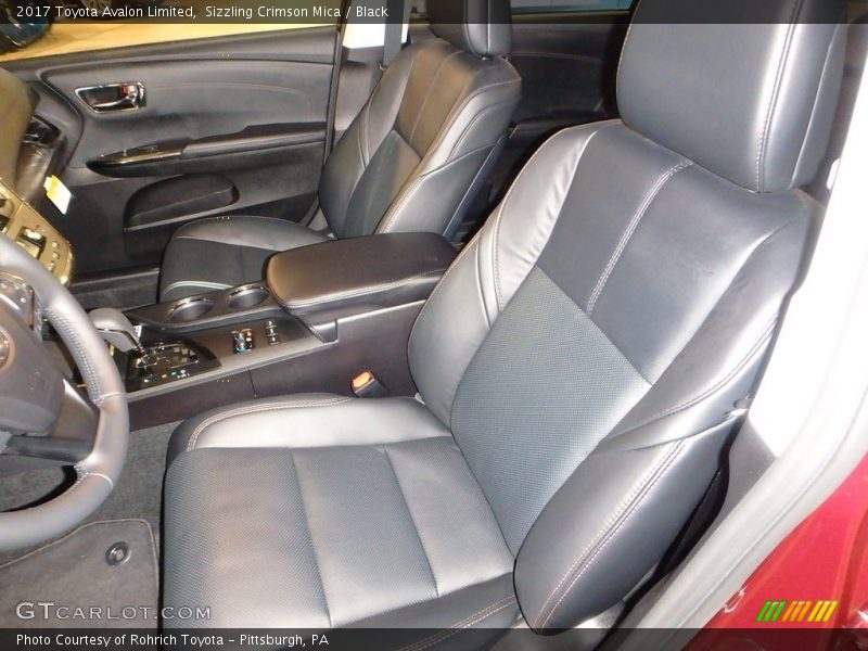Sizzling Crimson Mica / Black 2017 Toyota Avalon Limited