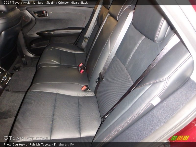 Sizzling Crimson Mica / Black 2017 Toyota Avalon Limited