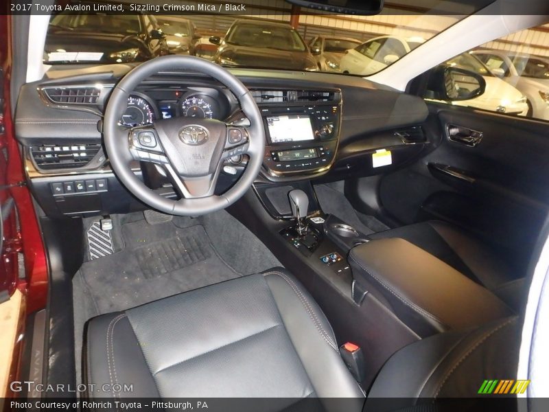 Sizzling Crimson Mica / Black 2017 Toyota Avalon Limited