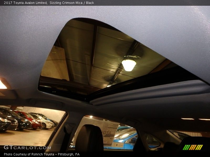 Sizzling Crimson Mica / Black 2017 Toyota Avalon Limited