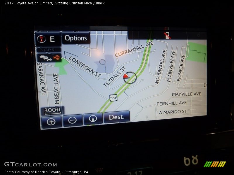 Sizzling Crimson Mica / Black 2017 Toyota Avalon Limited