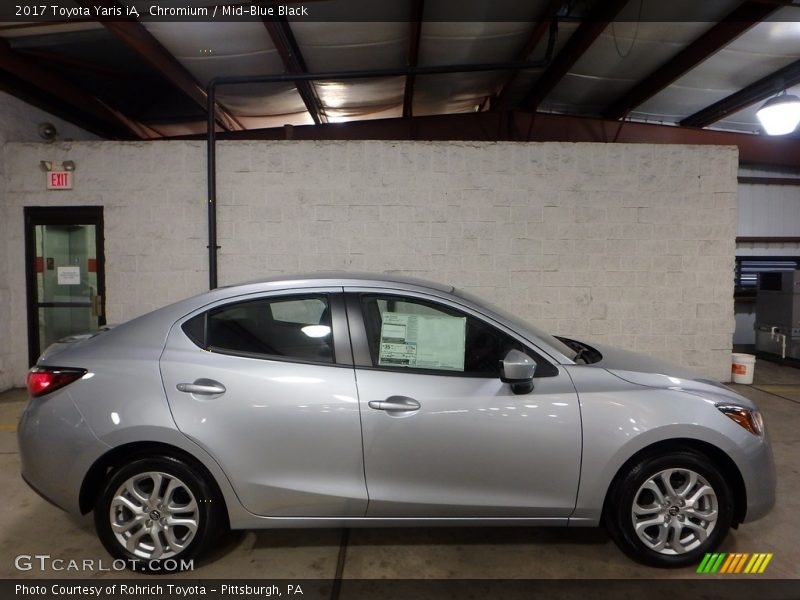 Chromium / Mid-Blue Black 2017 Toyota Yaris iA