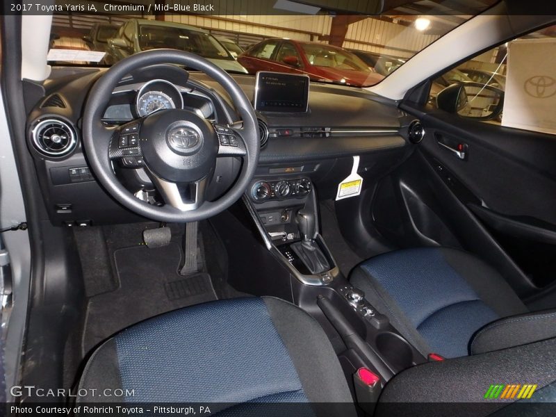 Chromium / Mid-Blue Black 2017 Toyota Yaris iA