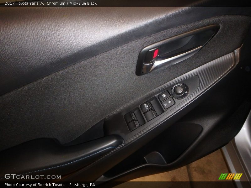 Chromium / Mid-Blue Black 2017 Toyota Yaris iA