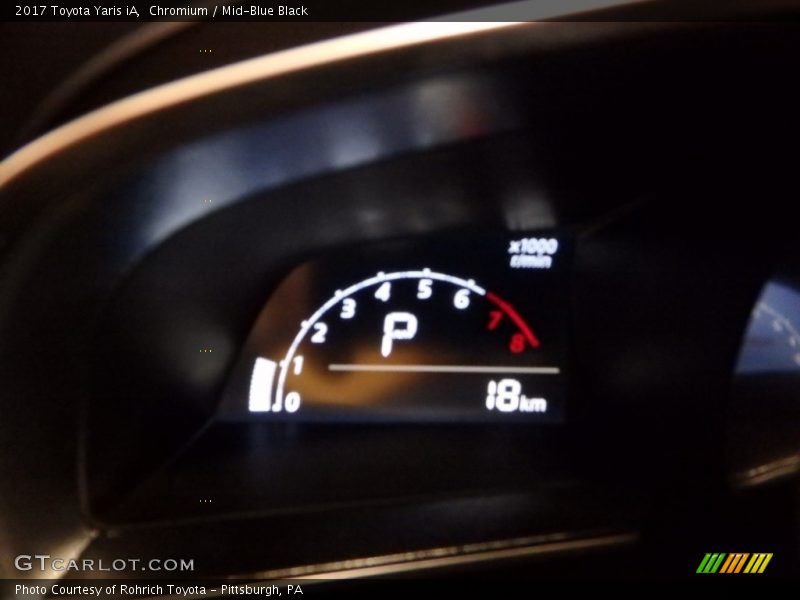 Chromium / Mid-Blue Black 2017 Toyota Yaris iA