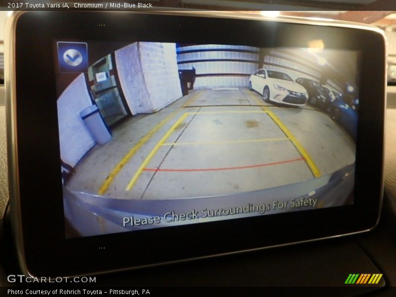 Chromium / Mid-Blue Black 2017 Toyota Yaris iA