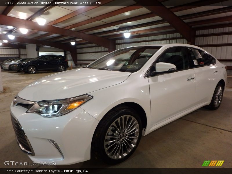 Blizzard Pearl White / Black 2017 Toyota Avalon Limited