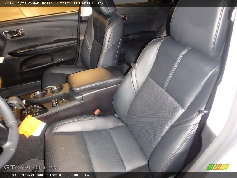Blizzard Pearl White / Black 2017 Toyota Avalon Limited