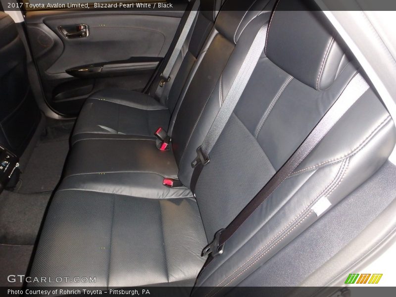 Blizzard Pearl White / Black 2017 Toyota Avalon Limited