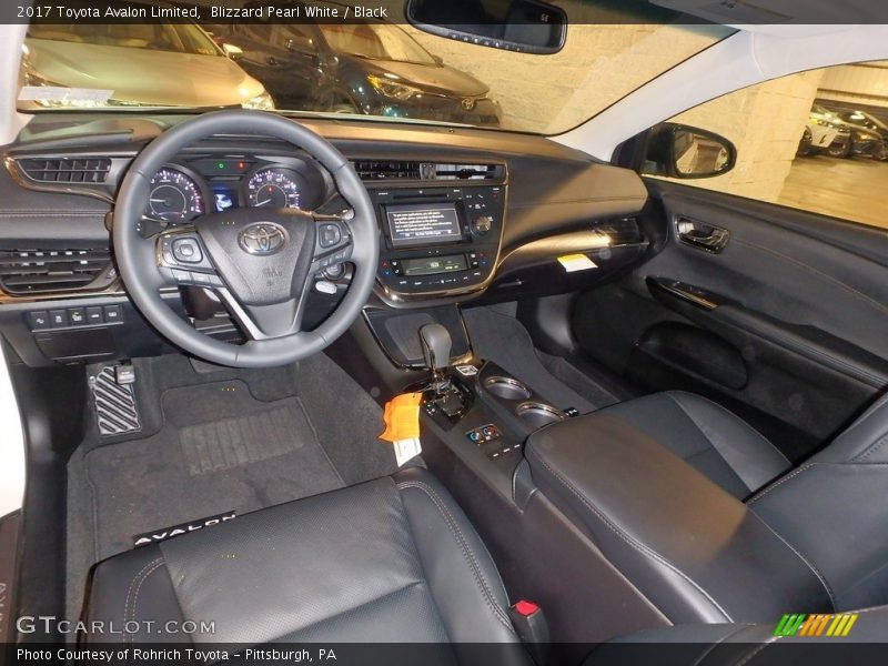 Blizzard Pearl White / Black 2017 Toyota Avalon Limited