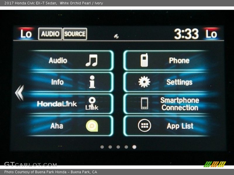 White Orchid Pearl / Ivory 2017 Honda Civic EX-T Sedan