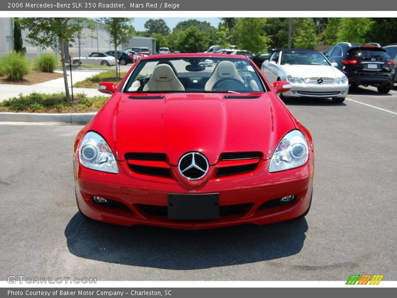 Mars Red / Beige 2006 Mercedes-Benz SLK 350 Roadster