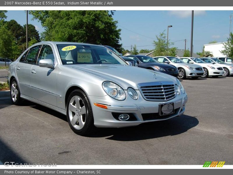 Iridium Silver Metallic / Ash 2007 Mercedes-Benz E 550 Sedan