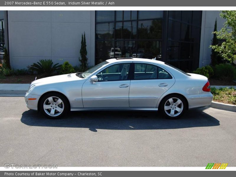 Iridium Silver Metallic / Ash 2007 Mercedes-Benz E 550 Sedan