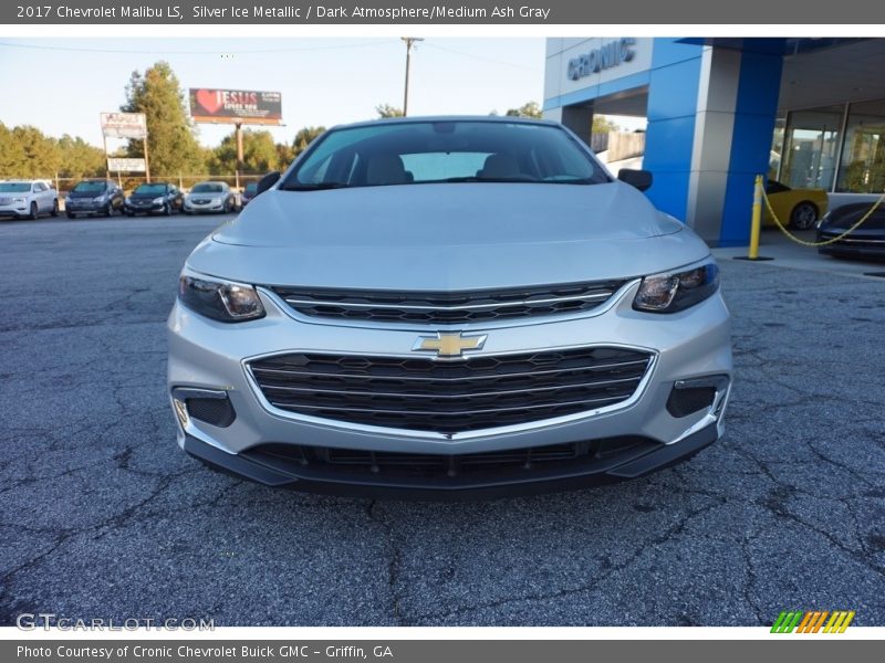Silver Ice Metallic / Dark Atmosphere/Medium Ash Gray 2017 Chevrolet Malibu LS