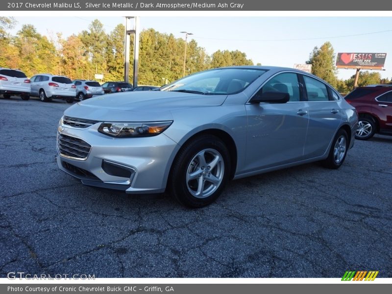 Silver Ice Metallic / Dark Atmosphere/Medium Ash Gray 2017 Chevrolet Malibu LS