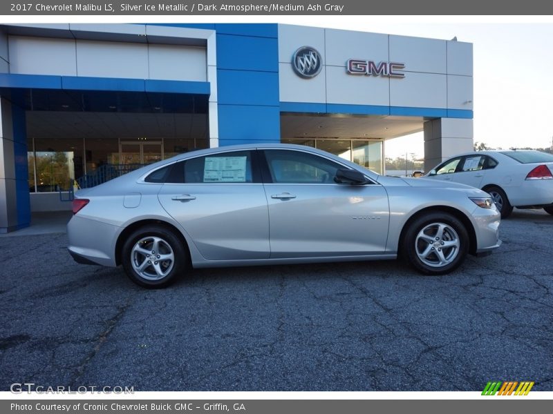 Silver Ice Metallic / Dark Atmosphere/Medium Ash Gray 2017 Chevrolet Malibu LS