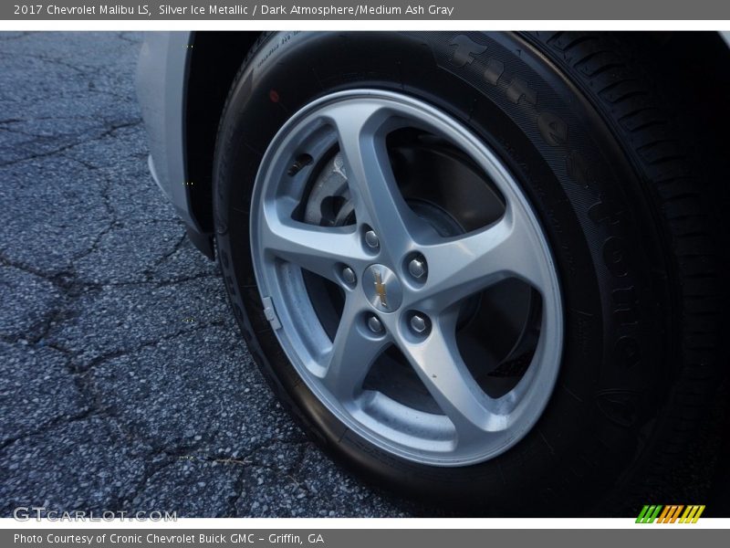 Silver Ice Metallic / Dark Atmosphere/Medium Ash Gray 2017 Chevrolet Malibu LS