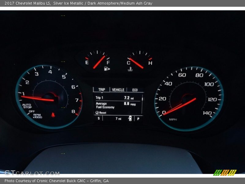 Silver Ice Metallic / Dark Atmosphere/Medium Ash Gray 2017 Chevrolet Malibu LS