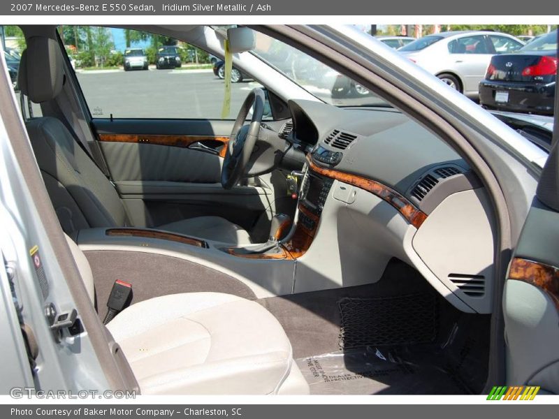 Iridium Silver Metallic / Ash 2007 Mercedes-Benz E 550 Sedan