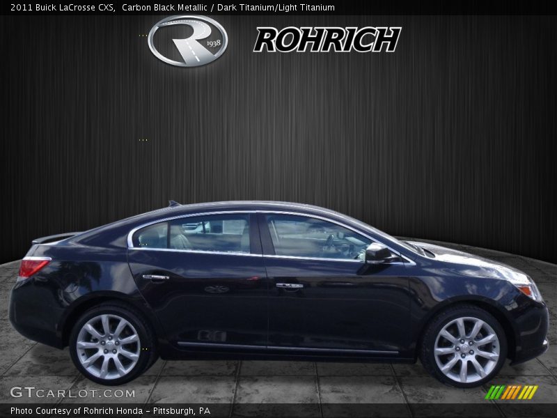 Carbon Black Metallic / Dark Titanium/Light Titanium 2011 Buick LaCrosse CXS