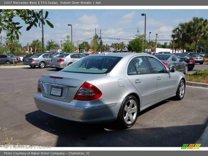 Iridium Silver Metallic / Ash 2007 Mercedes-Benz E 550 Sedan