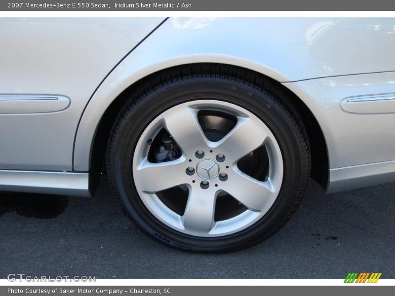 Iridium Silver Metallic / Ash 2007 Mercedes-Benz E 550 Sedan