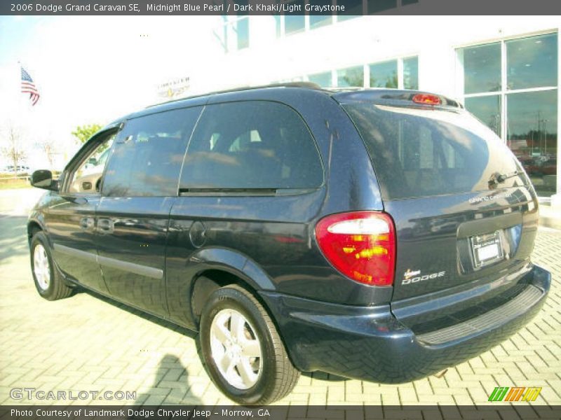 Midnight Blue Pearl / Dark Khaki/Light Graystone 2006 Dodge Grand Caravan SE