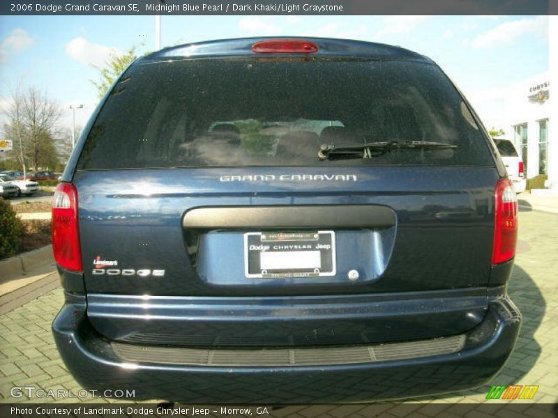 Midnight Blue Pearl / Dark Khaki/Light Graystone 2006 Dodge Grand Caravan SE