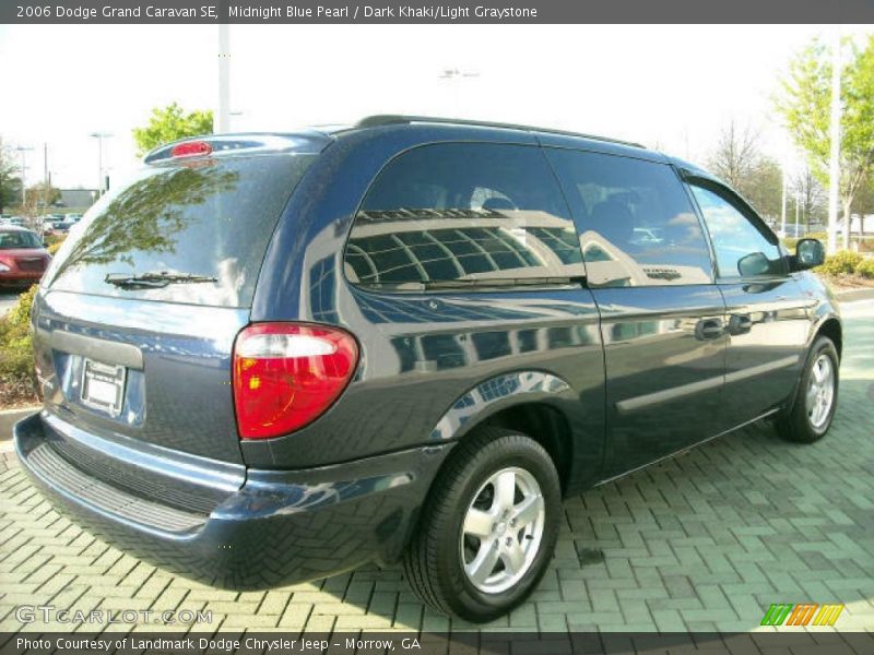 Midnight Blue Pearl / Dark Khaki/Light Graystone 2006 Dodge Grand Caravan SE