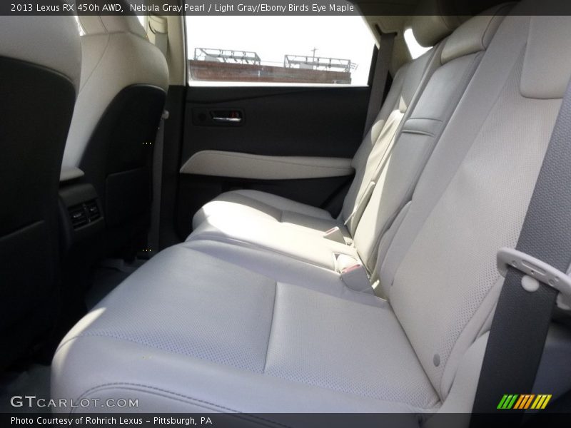 Nebula Gray Pearl / Light Gray/Ebony Birds Eye Maple 2013 Lexus RX 450h AWD