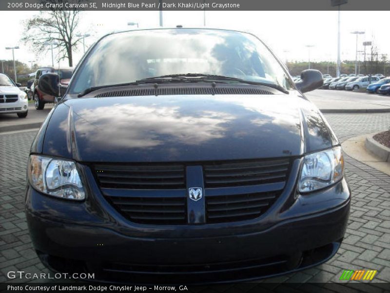 Midnight Blue Pearl / Dark Khaki/Light Graystone 2006 Dodge Grand Caravan SE