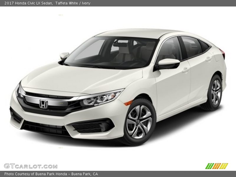 Taffeta White / Ivory 2017 Honda Civic LX Sedan