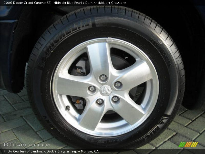 Midnight Blue Pearl / Dark Khaki/Light Graystone 2006 Dodge Grand Caravan SE