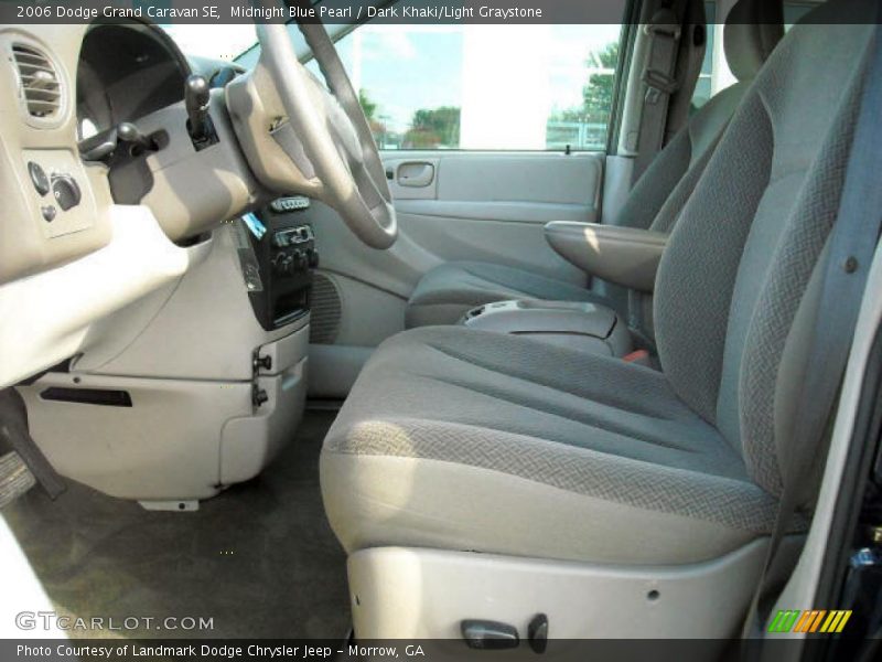 Midnight Blue Pearl / Dark Khaki/Light Graystone 2006 Dodge Grand Caravan SE