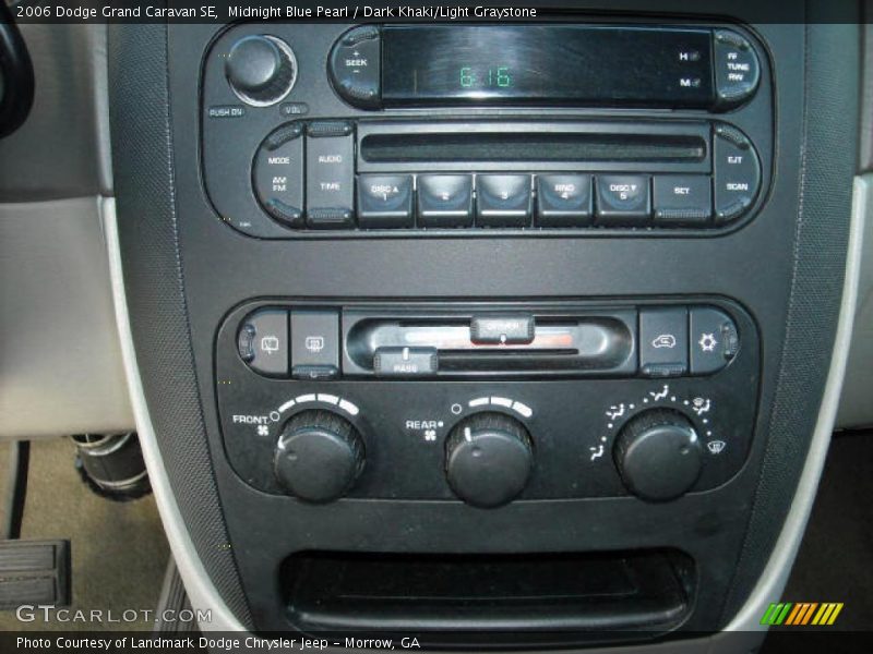 Midnight Blue Pearl / Dark Khaki/Light Graystone 2006 Dodge Grand Caravan SE