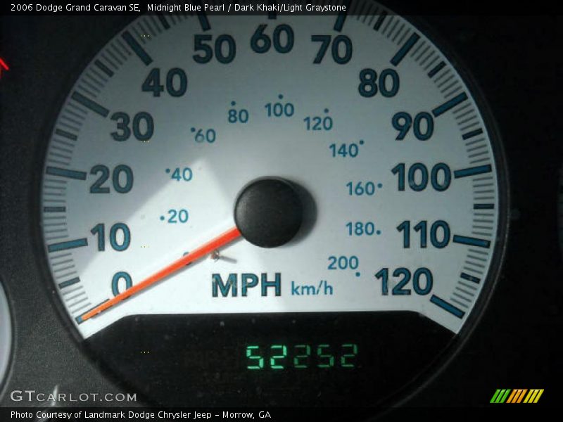 Midnight Blue Pearl / Dark Khaki/Light Graystone 2006 Dodge Grand Caravan SE