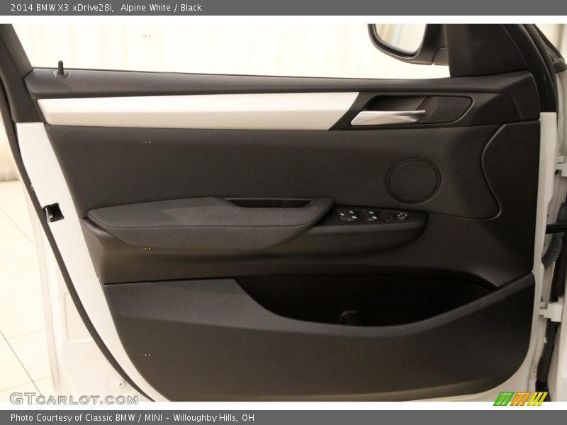 Alpine White / Black 2014 BMW X3 xDrive28i