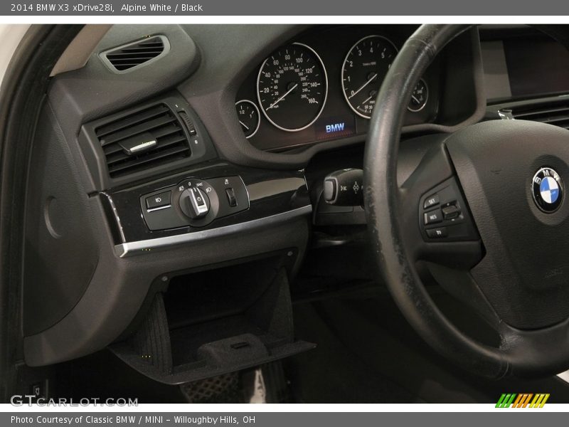 Alpine White / Black 2014 BMW X3 xDrive28i