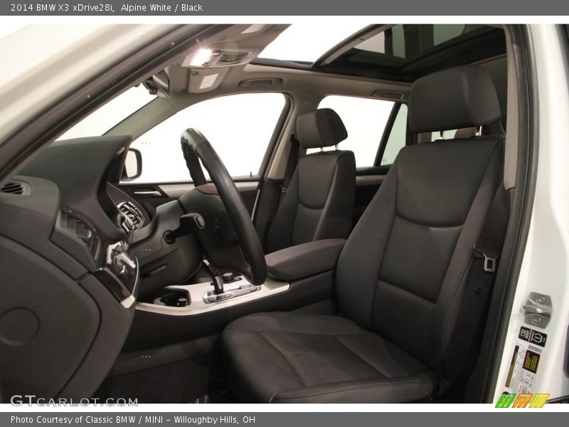 Alpine White / Black 2014 BMW X3 xDrive28i