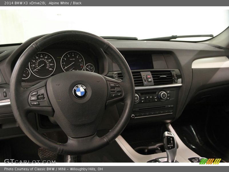 Alpine White / Black 2014 BMW X3 xDrive28i
