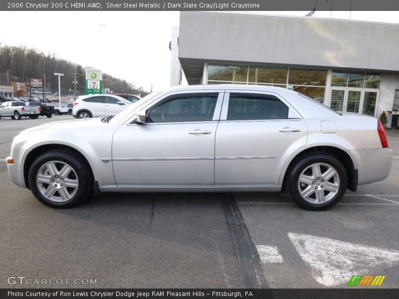 Silver Steel Metallic / Dark Slate Gray/Light Graystone 2006 Chrysler 300 C HEMI AWD