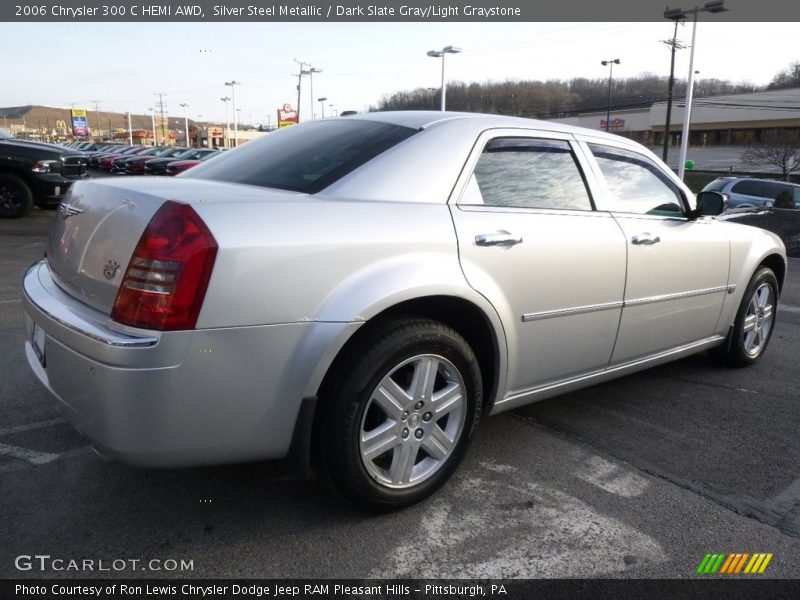 Silver Steel Metallic / Dark Slate Gray/Light Graystone 2006 Chrysler 300 C HEMI AWD