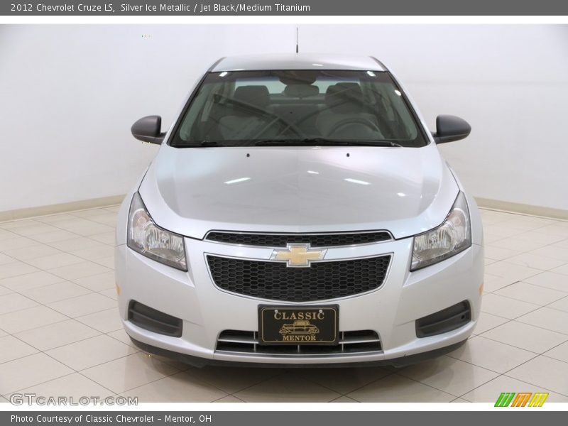 Silver Ice Metallic / Jet Black/Medium Titanium 2012 Chevrolet Cruze LS