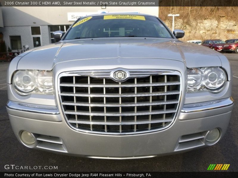 Silver Steel Metallic / Dark Slate Gray/Light Graystone 2006 Chrysler 300 C HEMI AWD