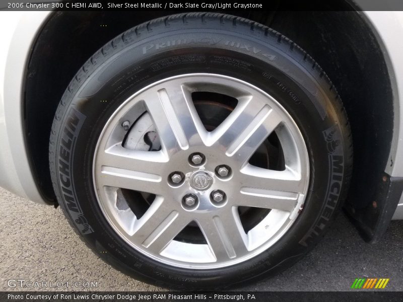Silver Steel Metallic / Dark Slate Gray/Light Graystone 2006 Chrysler 300 C HEMI AWD