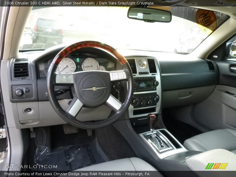 Silver Steel Metallic / Dark Slate Gray/Light Graystone 2006 Chrysler 300 C HEMI AWD
