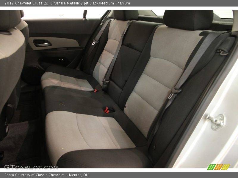 Silver Ice Metallic / Jet Black/Medium Titanium 2012 Chevrolet Cruze LS
