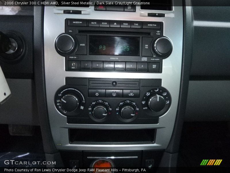 Silver Steel Metallic / Dark Slate Gray/Light Graystone 2006 Chrysler 300 C HEMI AWD