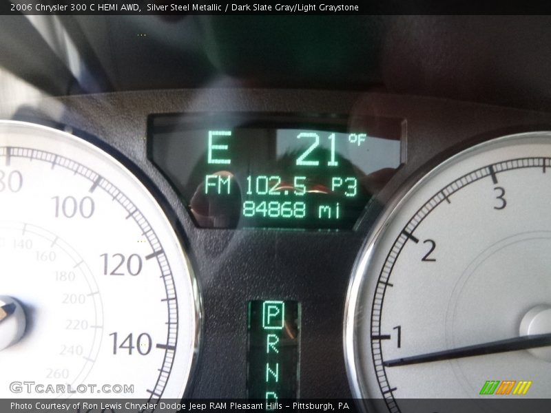 Silver Steel Metallic / Dark Slate Gray/Light Graystone 2006 Chrysler 300 C HEMI AWD